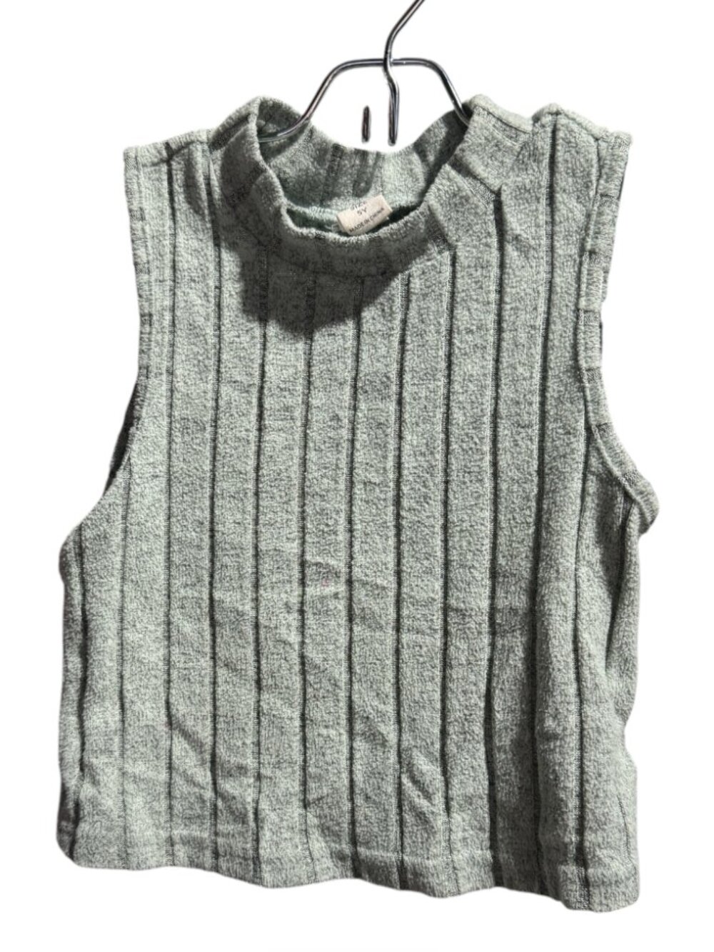 SHEIN Mint Green Toddler Girl Ribbed Tank Top Size 5Y